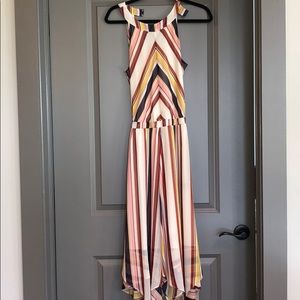 Sanctuary Stripped Midi Dress